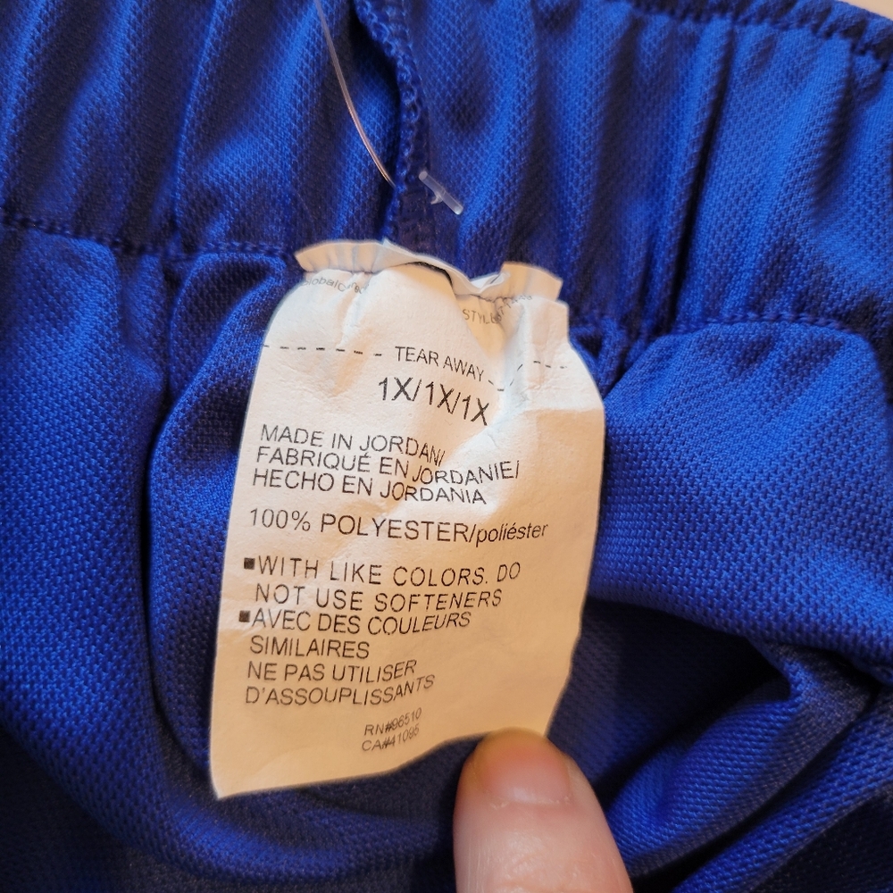 Under Armour NWT Woman's UA Play Up 2.0 Blue White Loose Active Shorts Plus 1X - Picture 6 of 7